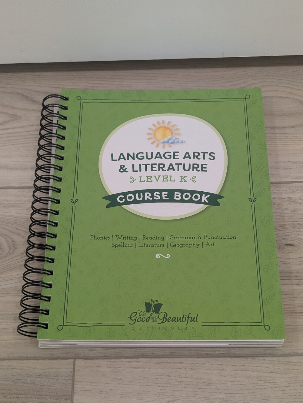 Language Arts & Literature Level K Course Book - Good and Beautiful Curriculum